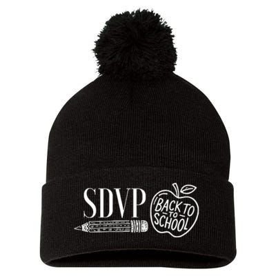 Sdvp Back To School Pom Pom 12in Knit Beanie