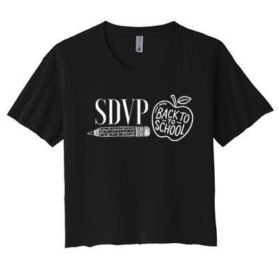 Sdvp Back To School Women's Crop Top Tee