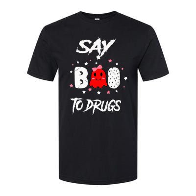 Say Boo To Drugs Halloween Red Ribbon Week Awareness Softstyle CVC T-Shirt