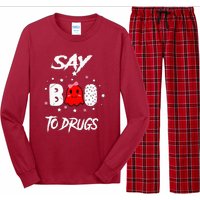 Say Boo To Drugs Halloween Red Ribbon Week Awareness Long Sleeve Pajama Set