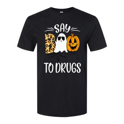 Say Boo To Drugs Funny Halloween Red Ribbon Week Awareness Softstyle CVC T-Shirt