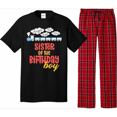 Sister Birthday Train I'm 2 Two Yr Old Chugga Engine Pajama Set