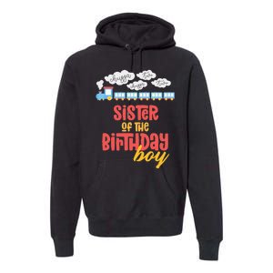 Sister Birthday Train I'm 2 Two Yr Old Chugga Engine Premium Hoodie