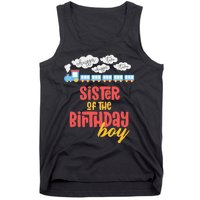 Sister Birthday Train I'm 2 Two Yr Old Chugga Engine Tank Top