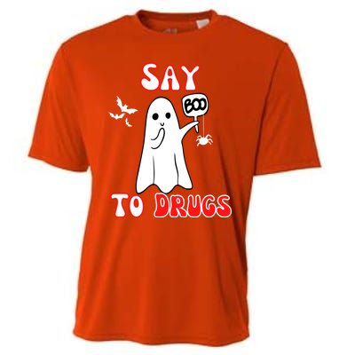 Say Boo To Drugs National Red Ribbon Week Awareness Cool Gift Cooling Performance Crew T-Shirt