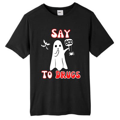 Say Boo To Drugs National Red Ribbon Week Awareness Cool Gift Tall Fusion ChromaSoft Performance T-Shirt