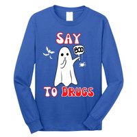 Say Boo To Drugs National Red Ribbon Week Awareness Cool Gift Long Sleeve Shirt