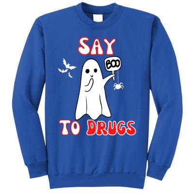 Say Boo To Drugs National Red Ribbon Week Awareness Cool Gift Sweatshirt