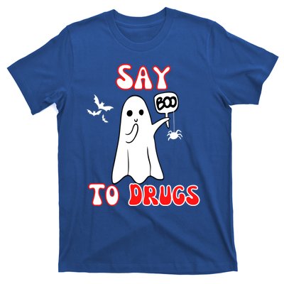 Say Boo To Drugs National Red Ribbon Week Awareness Cool Gift T-Shirt