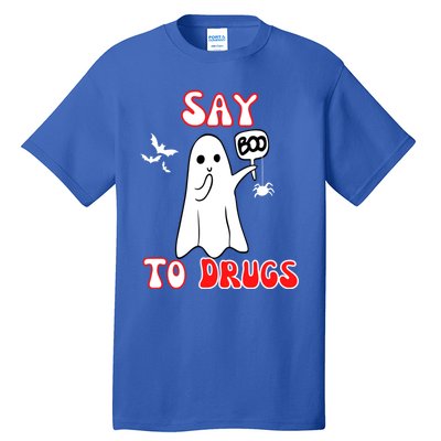 Say Boo To Drugs National Red Ribbon Week Awareness Cool Gift Tall T-Shirt