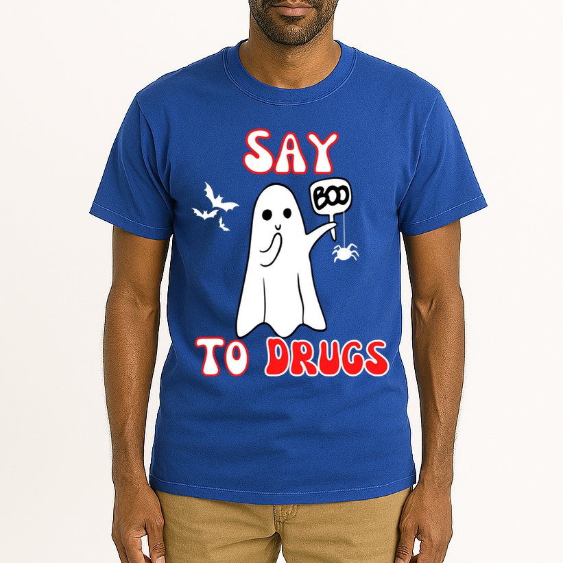 Say Boo To Drugs National Red Ribbon Week Awareness Cool Gift Tall T-Shirt