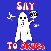 Say Boo To Drugs National Red Ribbon Week Awareness Cool Gift Button
