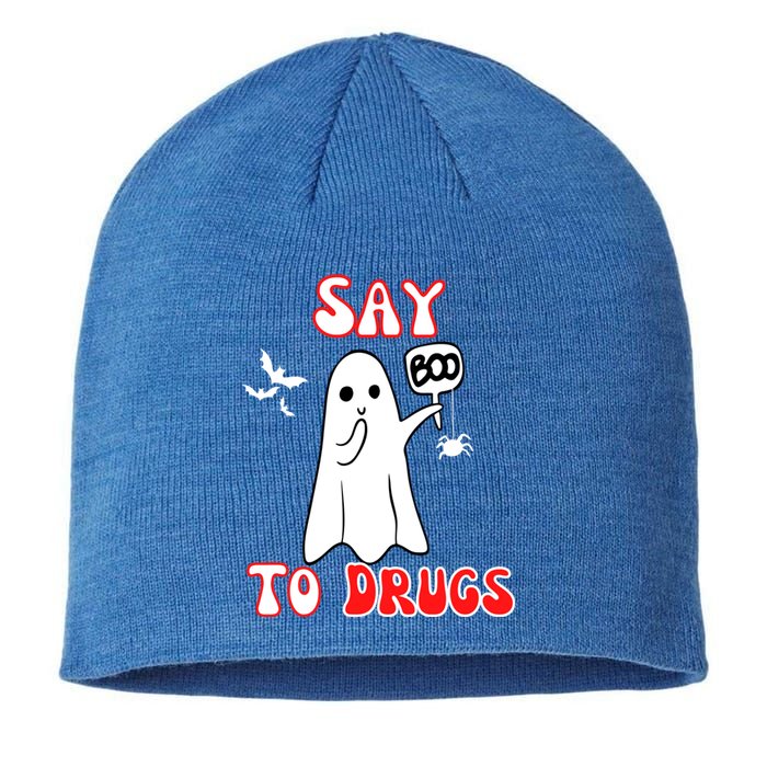 Say Boo To Drugs National Red Ribbon Week Awareness Cool Gift Sustainable Beanie