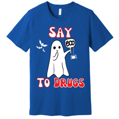 Say Boo To Drugs National Red Ribbon Week Awareness Cool Gift Premium T-Shirt