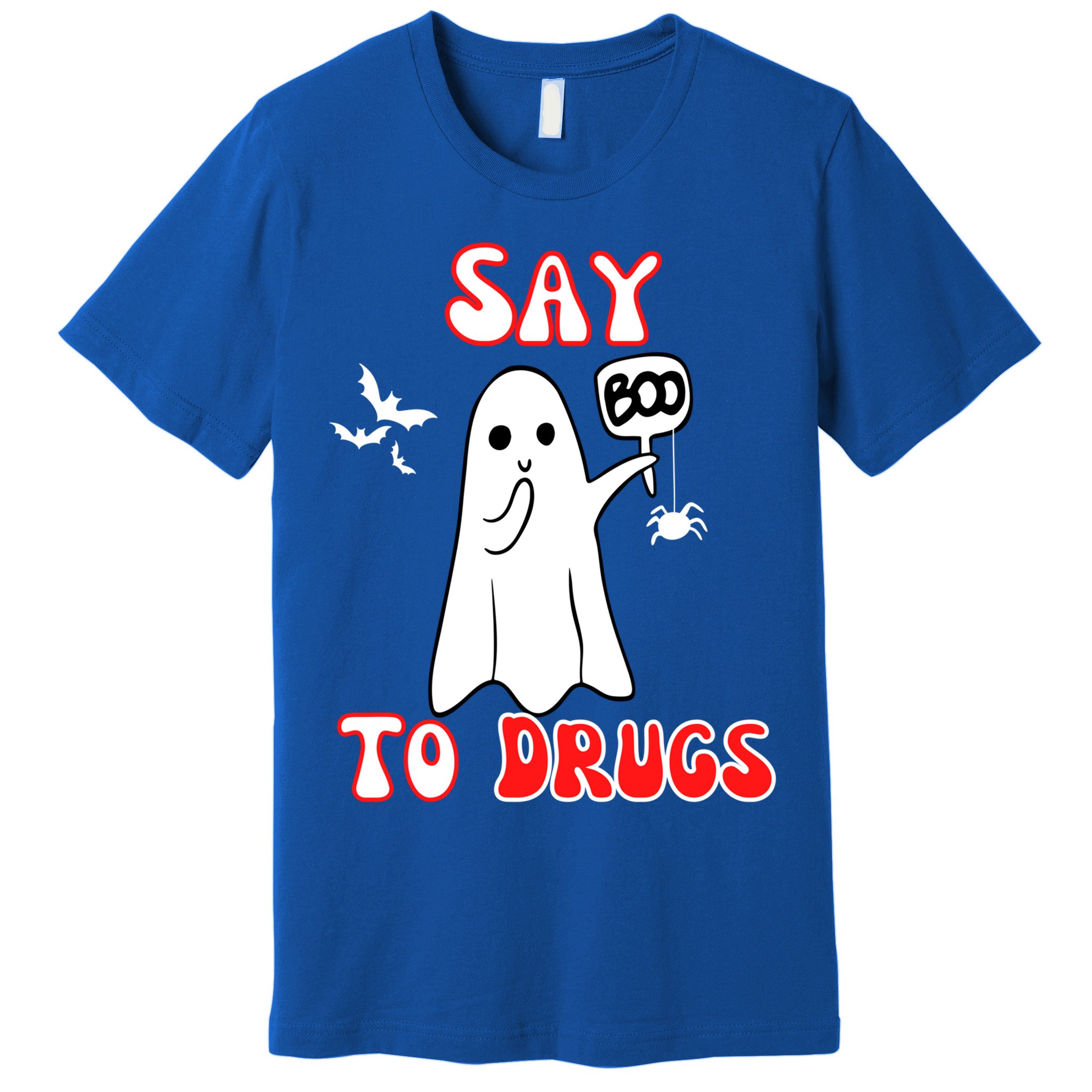 Say Boo To Drugs National Red Ribbon Week Awareness Cool Gift Premium T-Shirt