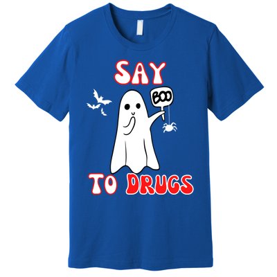 Say Boo To Drugs National Red Ribbon Week Awareness Cool Gift Premium T-Shirt