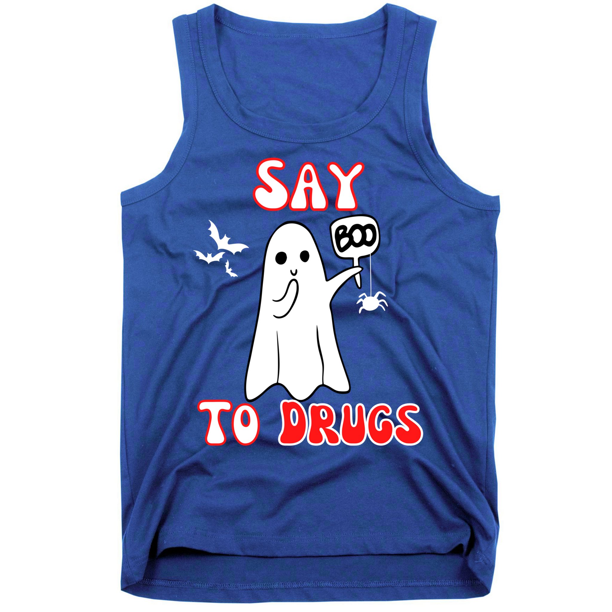 Say Boo To Drugs National Red Ribbon Week Awareness Cool Gift Tank Top