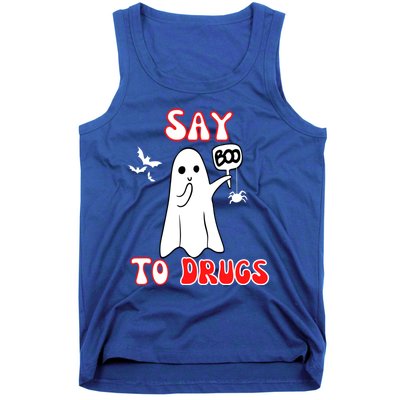 Say Boo To Drugs National Red Ribbon Week Awareness Cool Gift Tank Top