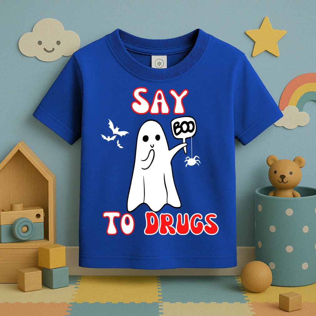 Say Boo To Drugs National Red Ribbon Week Awareness Cool Gift Toddler T-Shirt