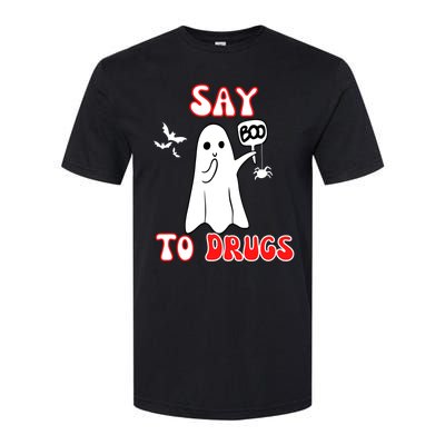 Say Boo To Drugs National Red Ribbon Week Awareness Cool Gift Softstyle CVC T-Shirt