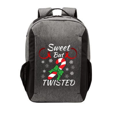 Sweet But Twisted Funny Candy Cane Christmas Holiday Funny Holiday Candy Cane Vector Backpack