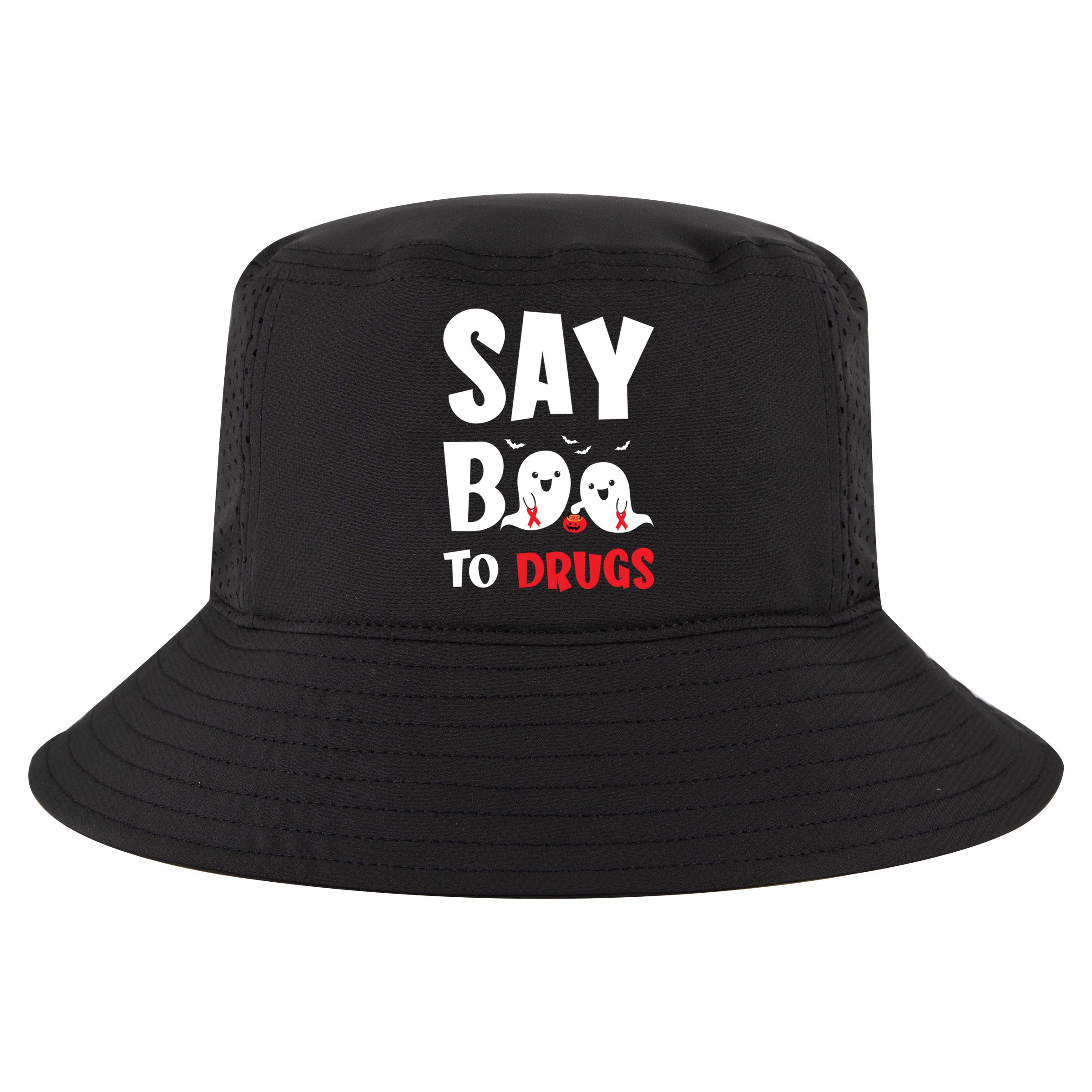 Say Boo To Drugs Red Ribbon Week Awareness Cool Gift Cool Comfort Performance Bucket Hat