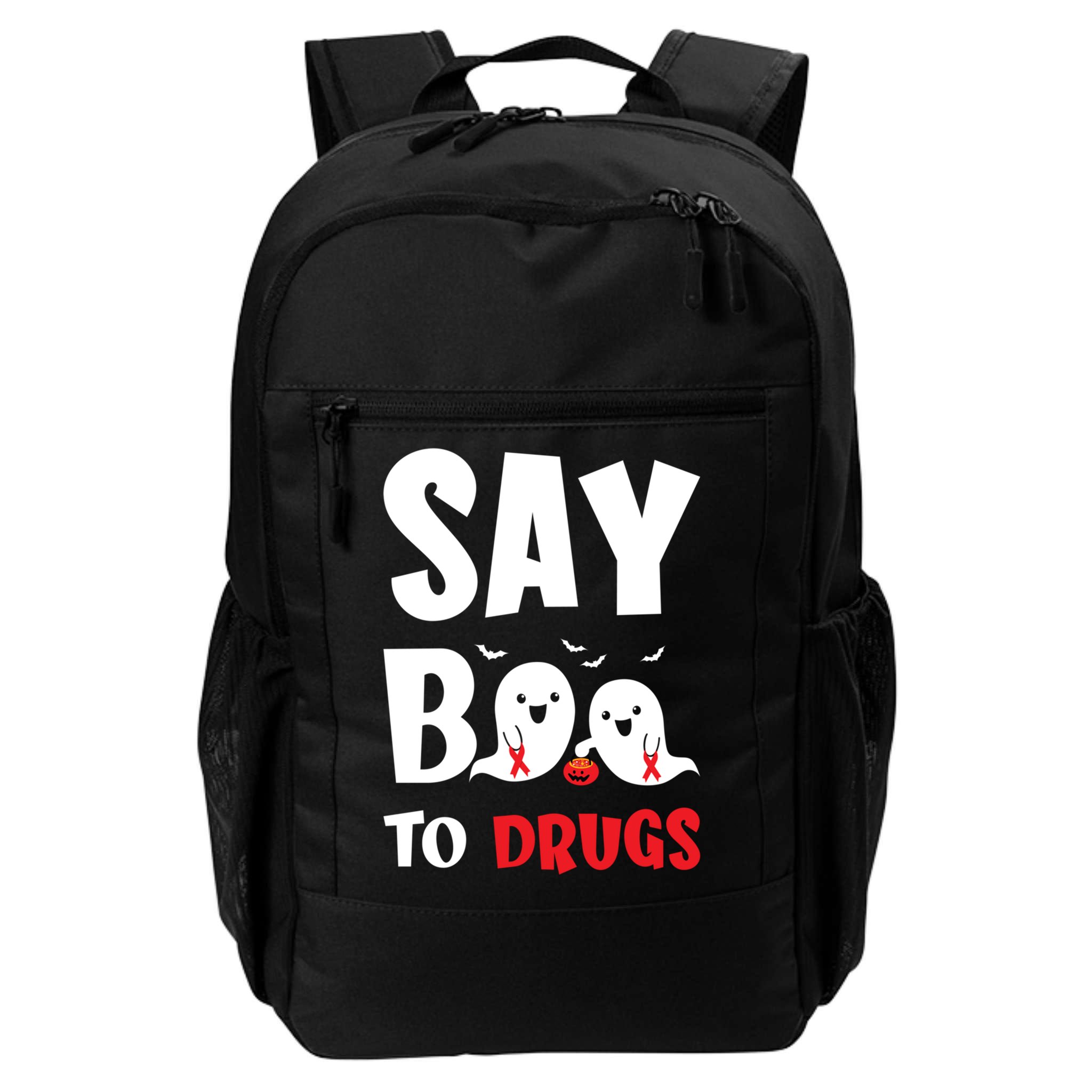Say Boo To Drugs Red Ribbon Week Awareness Cool Gift Backpack
