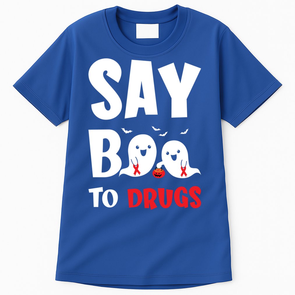 Say Boo To Drugs Red Ribbon Week Awareness Cool Gift Tall T-Shirt