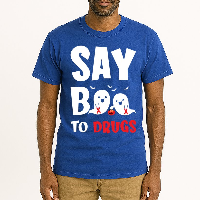 Say Boo To Drugs Red Ribbon Week Awareness Cool Gift Tall T-Shirt