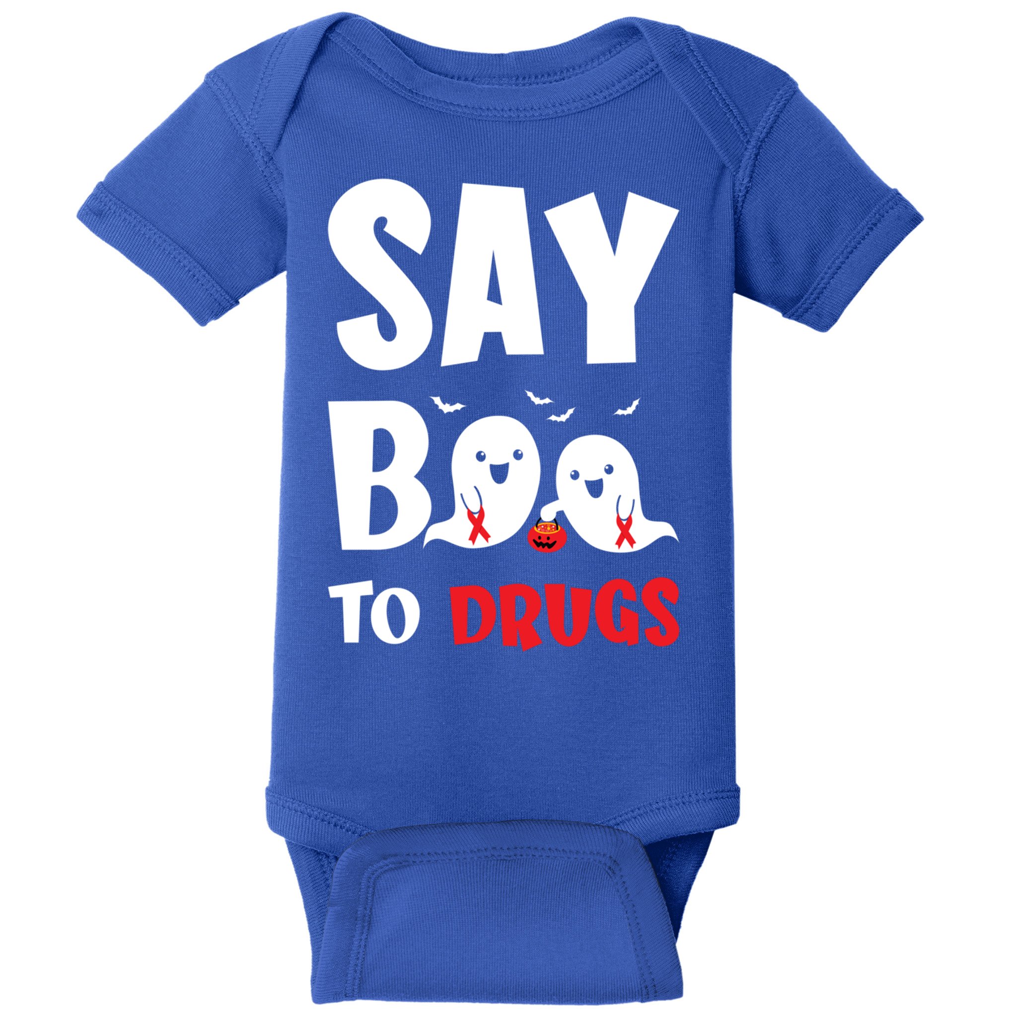 Say Boo To Drugs Red Ribbon Week Awareness Cool Gift Baby Bodysuit