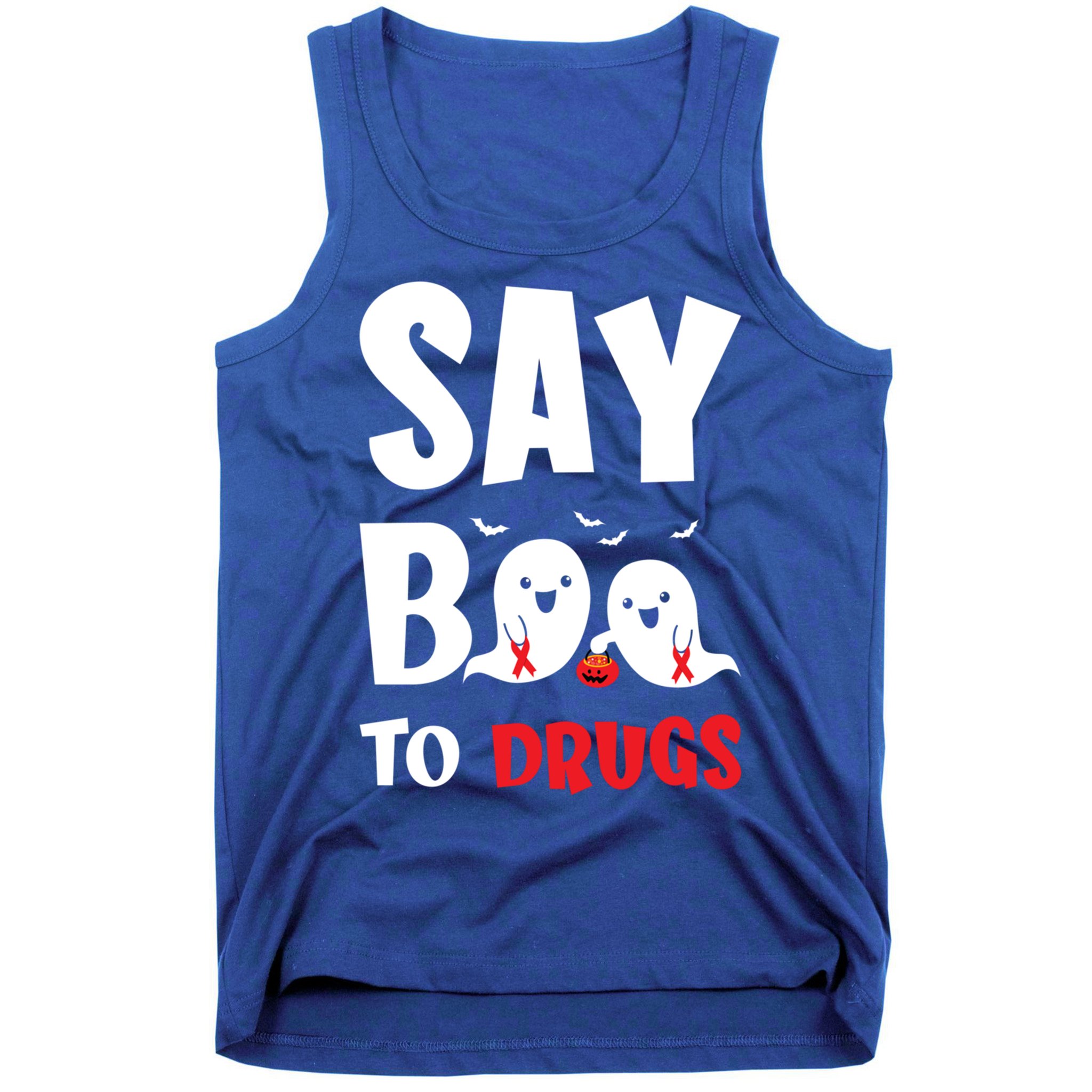 Say Boo To Drugs Red Ribbon Week Awareness Cool Gift Tank Top
