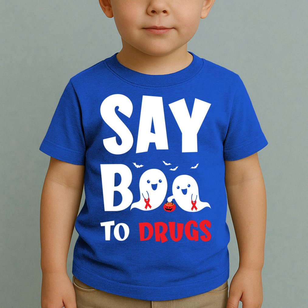 Say Boo To Drugs Red Ribbon Week Awareness Cool Gift Toddler T-Shirt