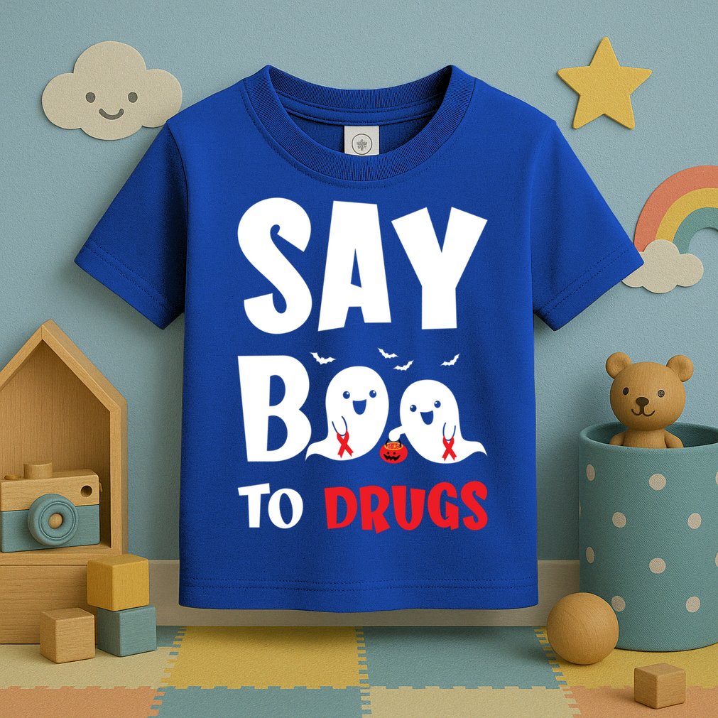Say Boo To Drugs Red Ribbon Week Awareness Cool Gift Toddler T-Shirt