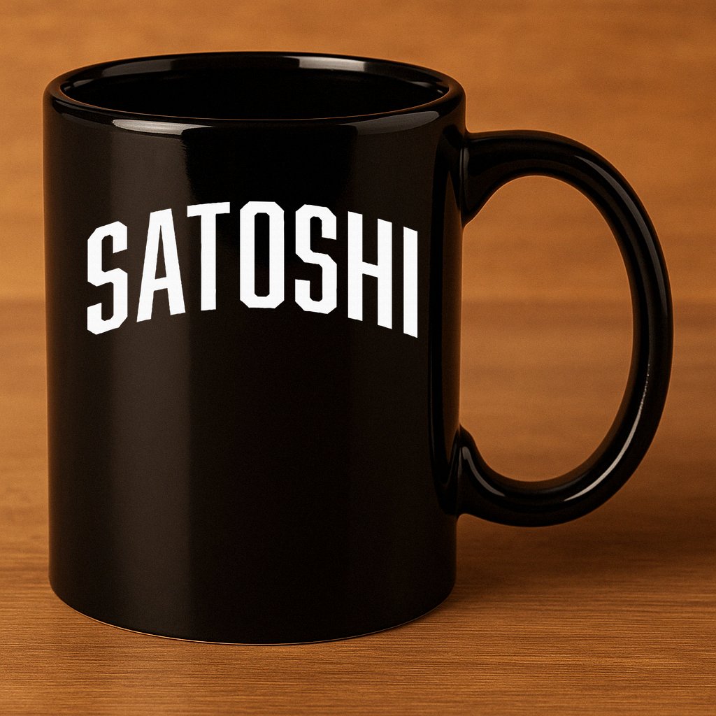 Satoshi Bitcoin University 11oz C Handle Ceramic Mug