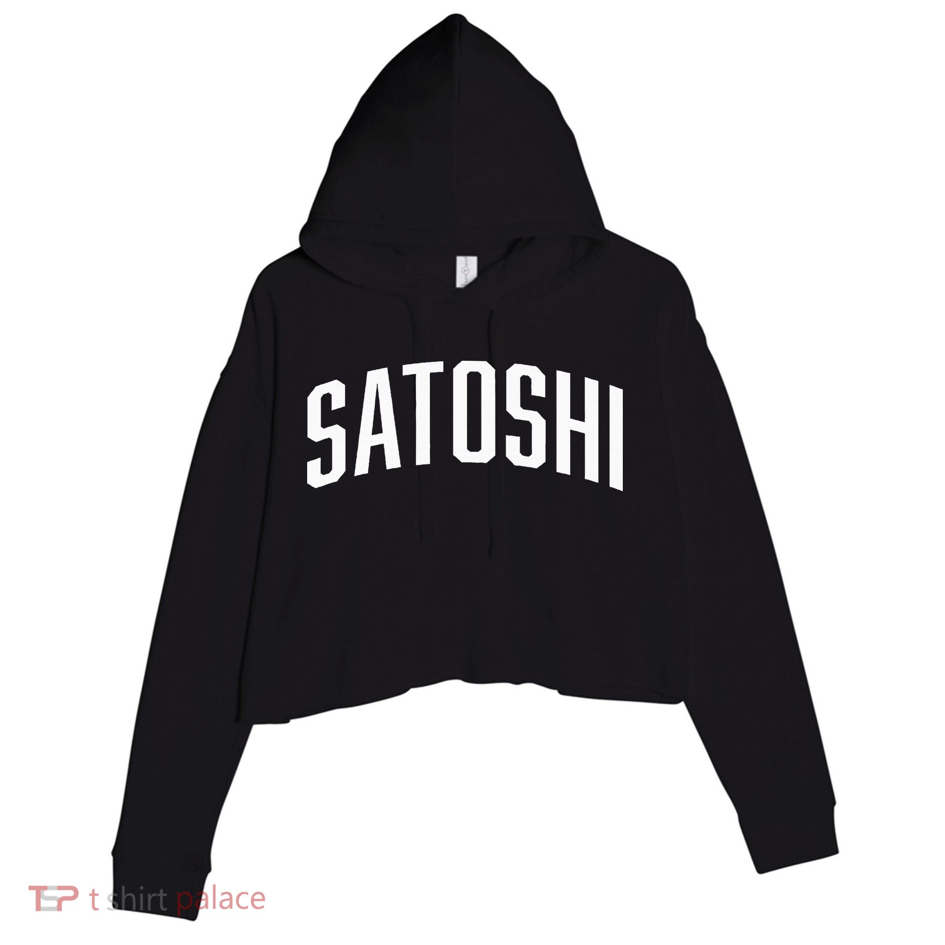 Satoshi Bitcoin University Crop Fleece Hoodie