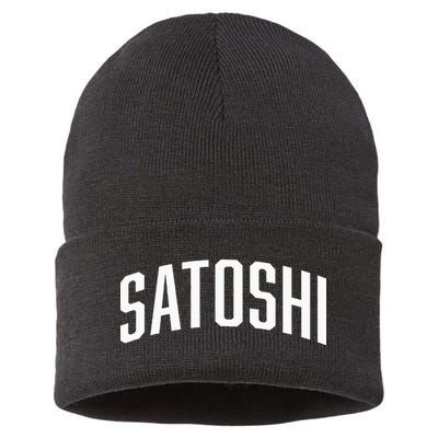 Satoshi Bitcoin University Sustainable Knit Beanie