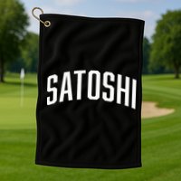 Satoshi Bitcoin University Golf Towel