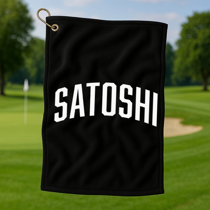 Satoshi Bitcoin University Golf Towel