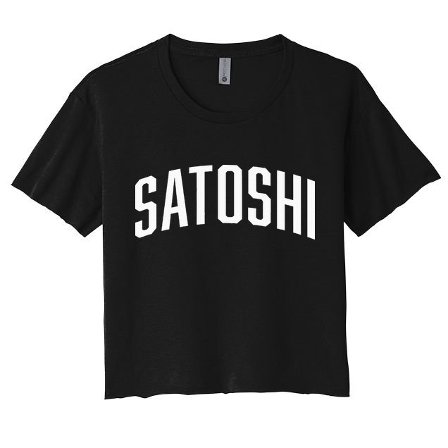 Satoshi Bitcoin University Crop Top