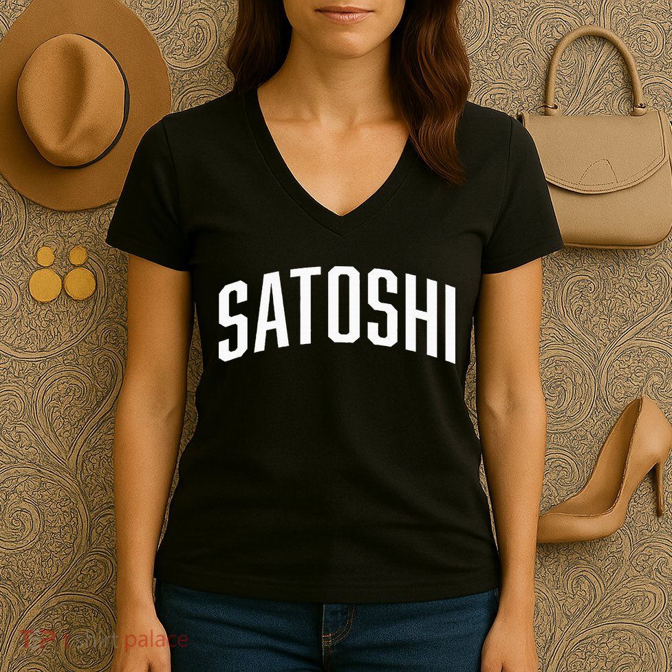 Satoshi Bitcoin University Women's V-Neck T-Shirt