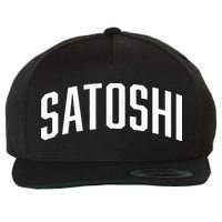 Satoshi Bitcoin University Wool Snapback Cap