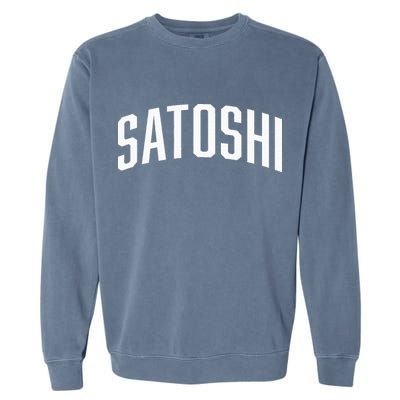 Satoshi Bitcoin University Garment-Dyed Sweatshirt