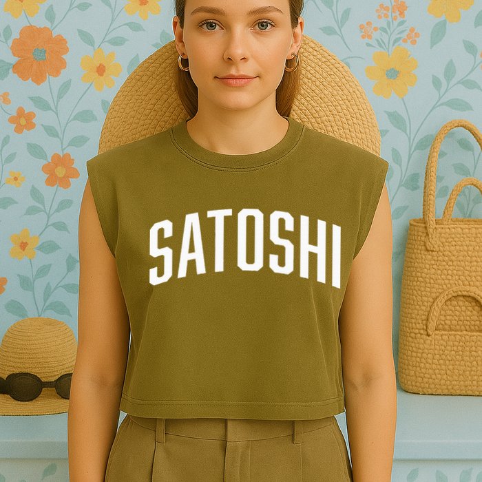 Satoshi Bitcoin University Garment-Dyed Women's Muscle Tee