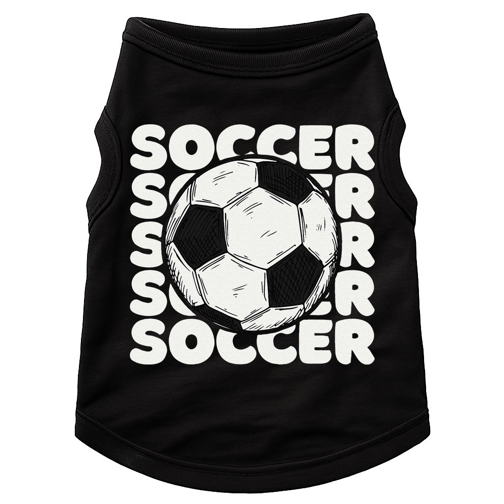Soccer Ball USA American Flag Patriotic Football Doggie Tank