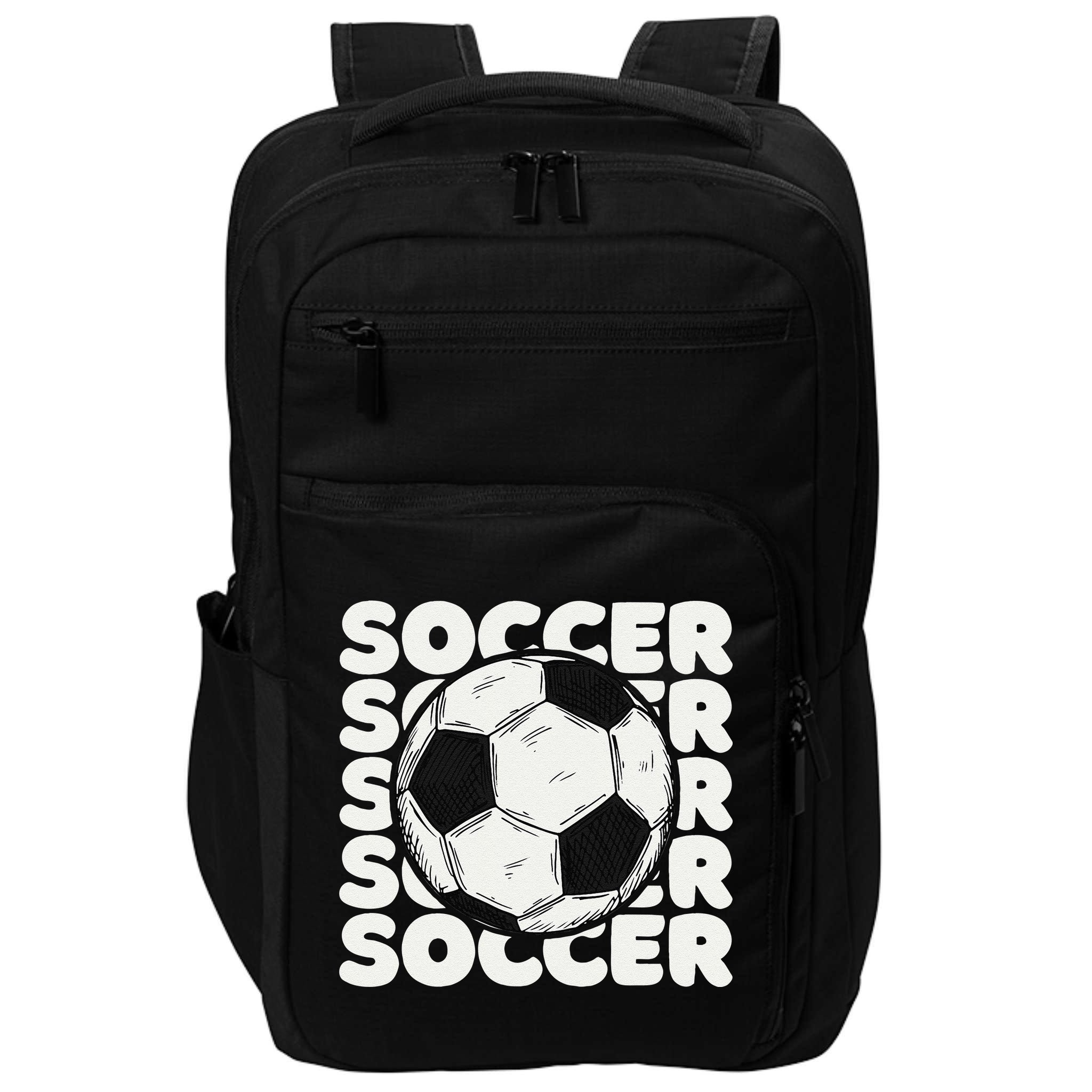 Soccer Ball USA American Flag Patriotic Football Impact Tech Backpack