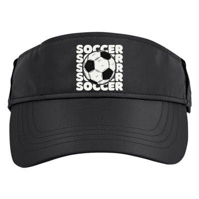 Soccer Ball USA American Flag Patriotic Football Adult Drive Performance Visor