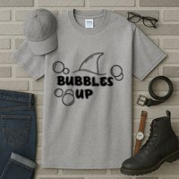 Shark Bubbles Up Tall T-Shirt