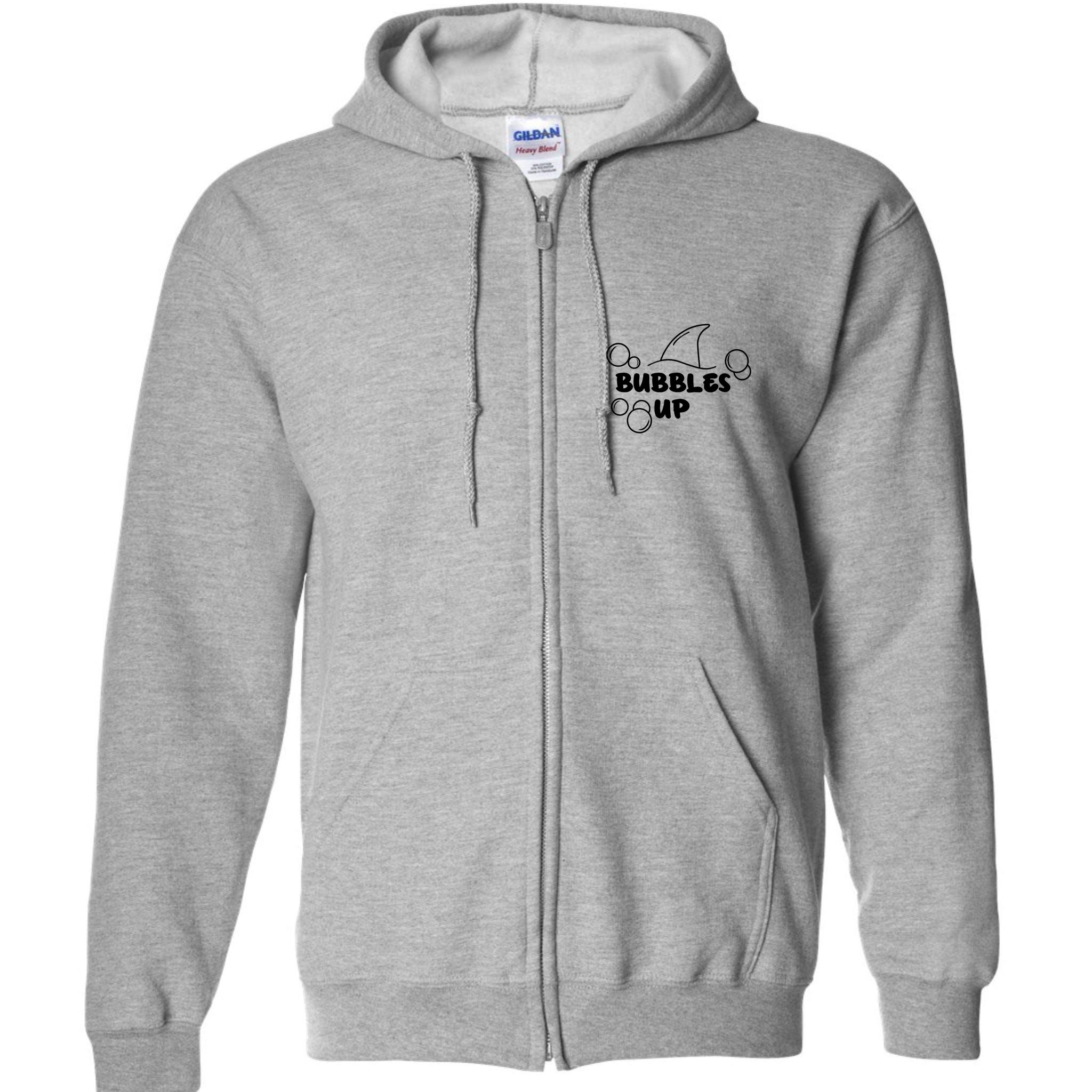 Shark Bubbles Up Full Zip Hoodie