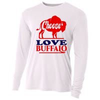 Strong Buffalo USA Pray For Buffalo Cooling Performance Long Sleeve Crew