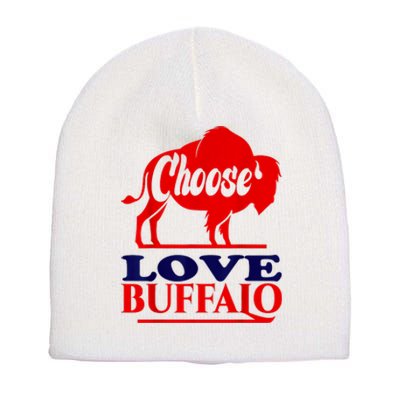 Strong Buffalo USA Pray For Buffalo Short Acrylic Beanie